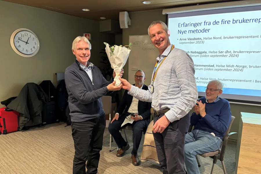 Henrik Aasved takkes av som brukerrepresentant etter fire år i Bestillerforum